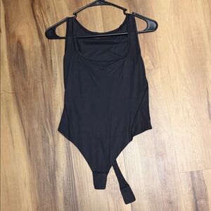 Lululemon Nulu Black Sleeveless Bodysuit